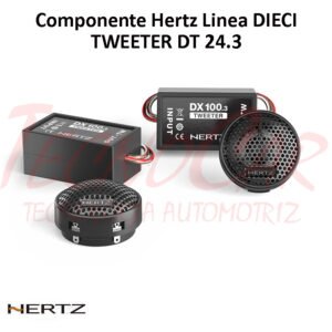 Tweeter Hertz Dieci DT24.3 24mm 80W Máx 4 Ohms Alta Sensibilidad