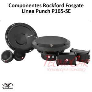 Parlantes Componente Rockford Fosgate Punch P165-SE 6.5” 60W RMS 120W Máx 4 Ohms