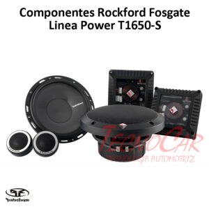 Parlantes Componente Rockford Fosgate Power T1650S 6.5” 80W RMS 160W Máx 4 Ohms