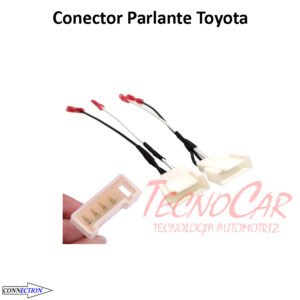 Conector Parlante Toyota Tablero Connection Adaptador Plug & Play
