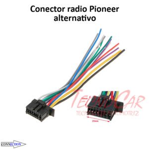Conector Arnés Radio Pioneer Última Generación Connection Plug & Play