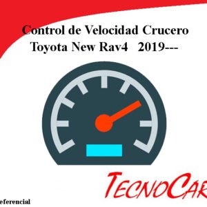 Control Crucero Toyota New RAV4 2019-2024 Kit OEM + Comando de Voz CarPlay Android Auto