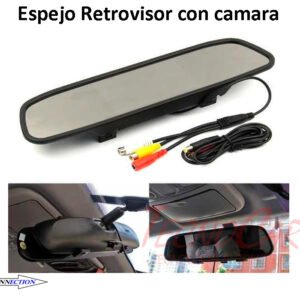 Espejo Retrovisor con Cámara de Retroceso Básica HAWK