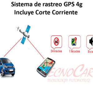 GPS Tracker 4G HAWK Rastreador Vehicular con Bloqueo de Motor y Monitoreo 24/7