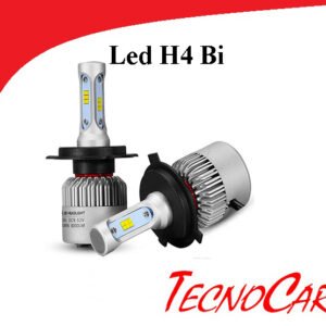 Ampolleta LED H4 CSP 8000LM 6000K Luz Blanca Alta Baja Plug and Play Auto