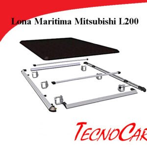 Lona Marítima Mitsubishi L200 2015-2022 Con Barras Cobertor Pickup Aluminio KEKO