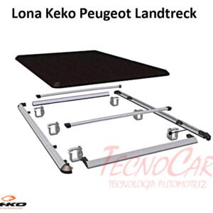 Lona Marítima Peugeot Landtrek 2021+ Cobertor Pickup Aluminio KEKO
