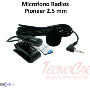 Micrófono para Radio Pioneer 2.5mm Bluetooth Doble Din Connection
