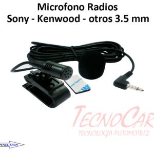 Micrófono para Radio Sony Kenwood JVC Alpine 3.5mm Bluetooth Connection