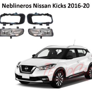 Neblineros Nissan Kicks 2016-2020 Kit Completo OEM Con Switch y Relay