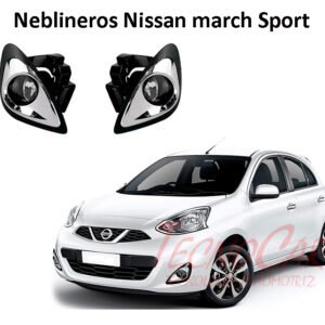 Neblineros Nissan March 2014-2020 Kit Completo OEM Con Switch y Relay