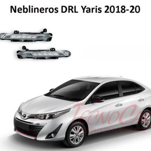 Neblineros Toyota Yaris 2017-2020 DRL Kit Focos OEM Luz Diurna