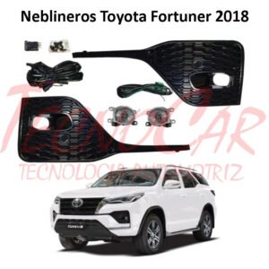 Neblineros Toyota Fortuner 2020 Up LED Kit Completo OEM con Switch Original