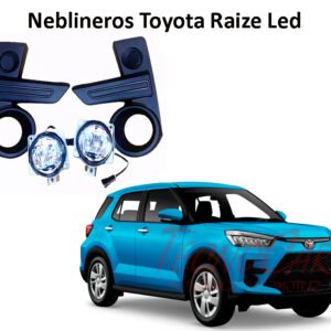 Neblineros Toyota Raize 2022 Up LED Kit Completo OEM con Biseles para Sensores