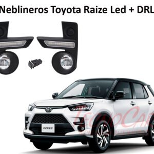 Neblineros Toyota Raize 2022 Up LED + DRL Kit Completo OEM con Intermitente y Sensores