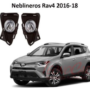 Neblineros Toyota Rav4 2016-2018 Kit Completo OEM con Ampolletas H16