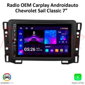 Radio Chevrolet Sail 2010-2014 7” CarPlay Android Auto 6/64 Bluetooth Android 15 OEM