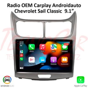 Radio Chevrolet Sail 2010-2014 9.1” CarPlay Android Auto 2/32GPS Bluetooth Android 15 OEM
