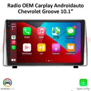 Radio Chevrolet Groove 2017-2023 10.1” CarPlay Android Auto 4/64 GPS Bluetooth Android 15 OEM