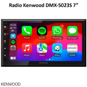 Radio Kenwood DMX5023S CarPlay Android Auto Pantalla Multimedia Bluetooth USB