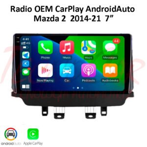 Radio Mazda 2 2014-2015 CarPlay Android Auto 9.1" OEM Pantalla QLED Android 15