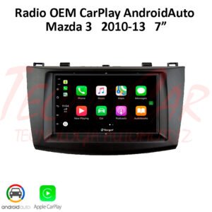 Radio Mazda 3 2010-2013 CarPlay Android Auto 7" OEM Pantalla Táctil Android 15