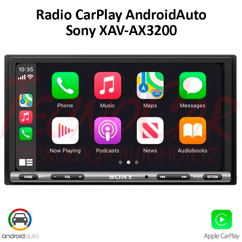 Radio SONY XAV-AX3200 CarPlay Android Auto Pantalla Multimedia Bluetooth USB
