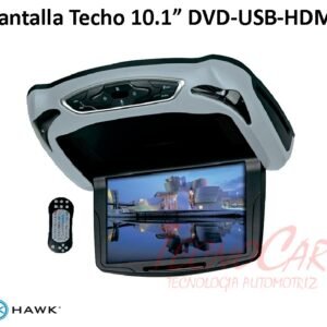 Pantalla Techo 10.1” DVD Monitor Auto USB SD Control Remoto HAWK