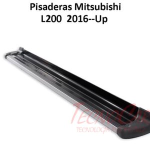 Pisaderas Mitsubishi L200 2016-Up Wimbo Aluminio Negro OEM 4x4 Alta Resistencia