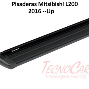 Pisaderas Mitsubishi L200 2017-Up Keko Aluminio Negro OEM 4x4 Alta Resistencia