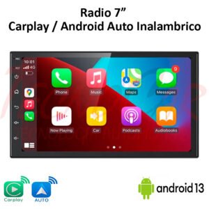 Radio Android 7” CarPlay Android Auto 2GB RAM 32GB GPS Bluetooth Pantalla IPS OEM