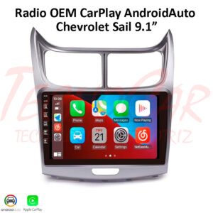 Radio Chevrolet Sail 2010-2014 9.1” CarPlay Android Auto GPS Bluetooth Android 13 OEM