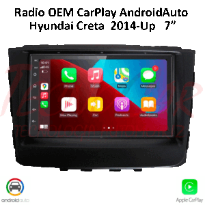 Radio Hyundai Creta 2014-2020 CarPlay Android Auto 7” Pantalla OEM Bluetooth GPS WiFi
