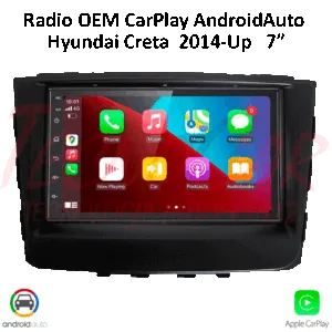 Radio Hyundai Creta 2014-2020 CarPlay Android Auto 7” Pantalla OEM Bluetooth GPS WiFi