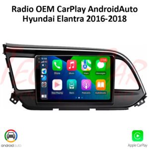Radio Hyundai Elantra 2016-2018 CarPlay Android Auto 9.1” Pantalla OEM Android 13 Bluetooth GPS