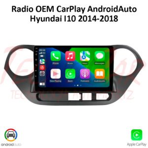 Radio Hyundai I10 2014-2018 CarPlay Android Auto 9.1” Pantalla OEM Android 13 Bluetooth GPS