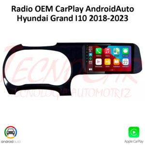 Radio Hyundai I10 2018-Up CarPlay Android Auto 9.1” Pantalla OEM Android 13 Bluetooth GPS