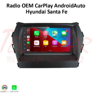 Radio Hyundai Santa Fe 2015-2017 CarPlay Android Auto 7” Pantalla OEM Bluetooth GPS WiFi