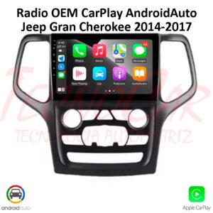 Radio Jeep Grand Cherokee 2014-2017 CarPlay Android Auto 9.1" Pantalla QLED Android 12 OEM
