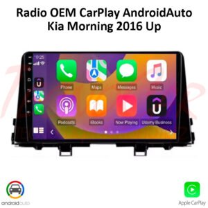 Radio Kia Morning 2016+ 9.1" CarPlay Android Auto Android 12 Pantalla QLED OEM