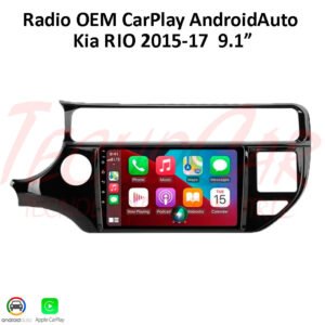 Radio Kia Rio 2015-2017 9.1" CarPlay Android Auto Android 13 Pantalla Táctil OEM