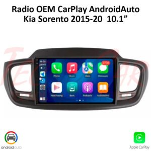 Radio Kia Sorento 2015-2020 10.1" CarPlay Android Auto Android 12 Pantalla Táctil OEM