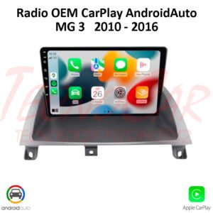 Radio MG 3 CarPlay Android Auto 9.1" OEM Pantalla QLED Android 12