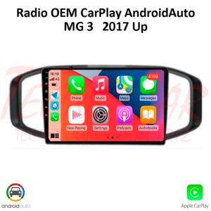 Radio MG 3 CarPlay Android Auto 9.1" OEM Pantalla QLED Android 12