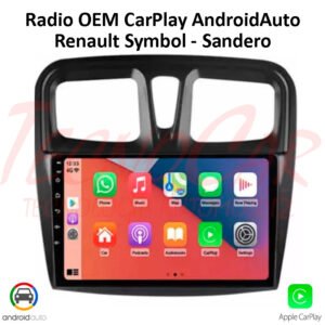 Radio Renault Symbol Sandero Logan 9.1” CarPlay Android Auto OEM Pantalla Android 12