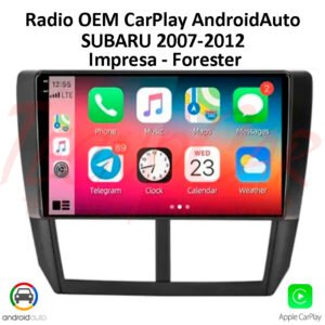 Radio Subaru Impreza Forester 2007-2012 9.1” CarPlay Android Auto OEM Android 12