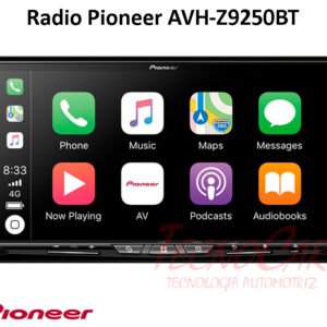 Radio Pioneer AVH-Z9250BT 7” CarPlay Android Auto Bluetooth DVD USB 3 RCA Alta Potencia