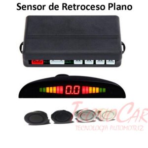 Sensor de Retroceso Plano 4 Sensores Pantalla OLED Universal HAWK