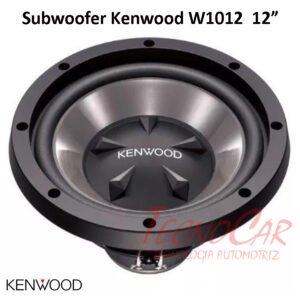 Subwoofer Kenwood KFC-W1012 12" 800W 4 Ohm Graves Potentes Car Audio