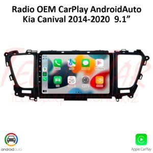 Radio Kia  Carnival 2014-2020 CarPlay Android Auto 9.1" Pantalla QLED Android 15 OEM